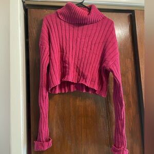 Pink Long Sleeve Sweater